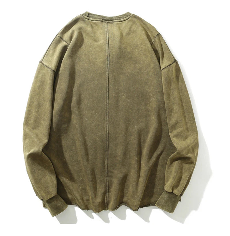 Glitchcore Design – Rainbowtouches Long Sleeve T Shirt Men High Street Coat Tide – Edgy Streetwear for All Genders