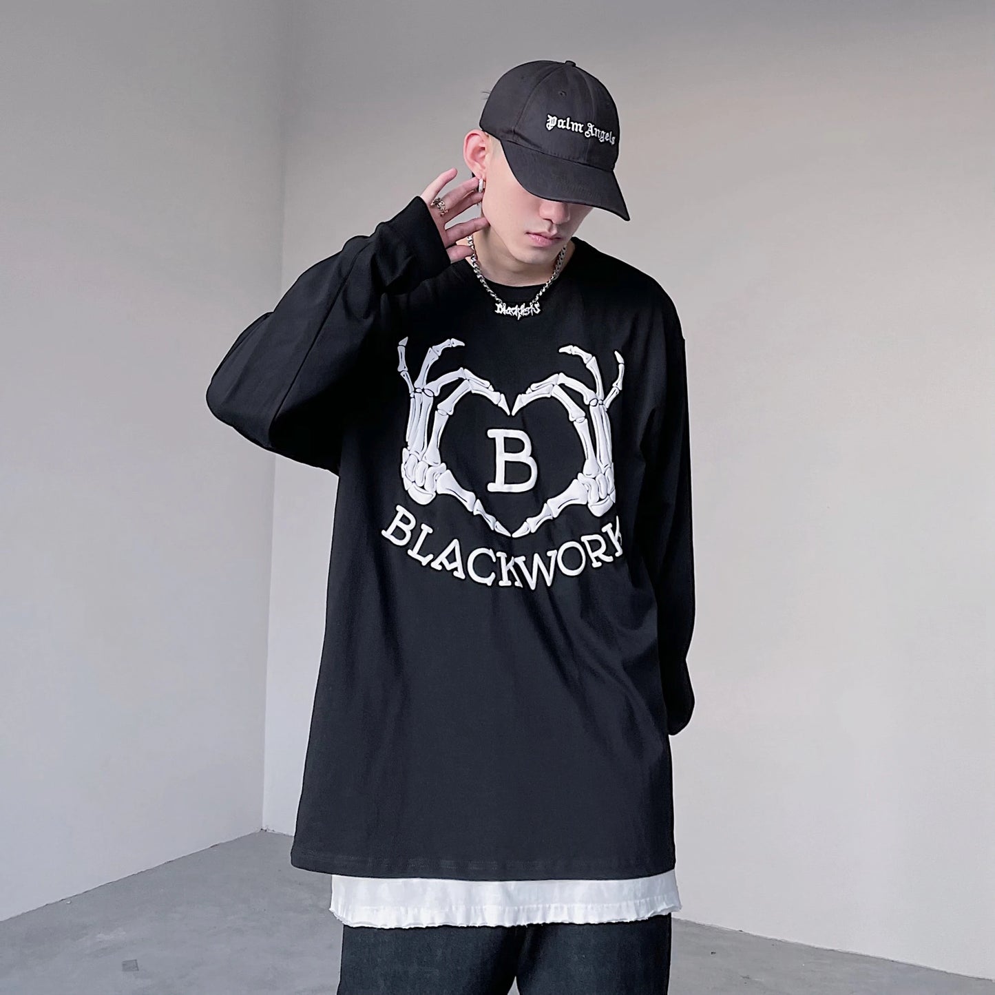 Gothic Streetwear – Hip Hop Streetwear Tshirt Mens Harajuku Skull Printed T Shir – Urban Streetwear for Men & Women