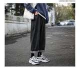 wide legs jeans men fashion retro solid color casual straight jean pants mens streetwear hip hop denim pants mens trousers m 3xl unique jeans style 3685