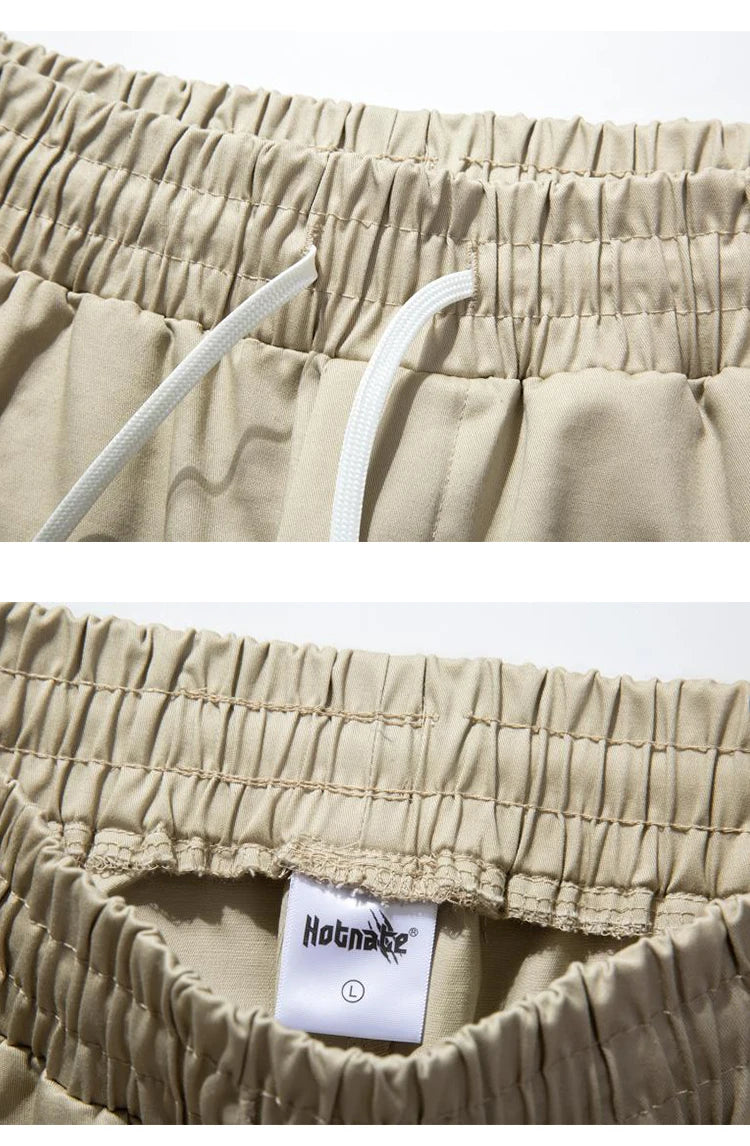 streetwear patchwork cashew flower print cargo pants y2k men hip hop casual functional slim cargo trousers male pocket side zip unique cargo style 4665
