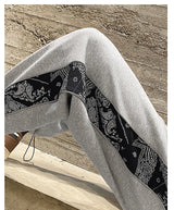rainbowtouches fashion classic brand mens sporst pants casual bandana pattern trousers loose outdoor style boy tie feet overalls unique default style 1436