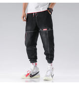 2023 new streetwear hip hop cargo pants mens jeans elastic harun joggers in autumn and spring men clothing unique joggers style 2764