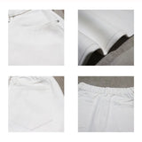 straight jeans men wide jeans white loose denim trousers neutral jean streetwear casual pure man women pants hip hop bagy jeans unique jeans style 2835