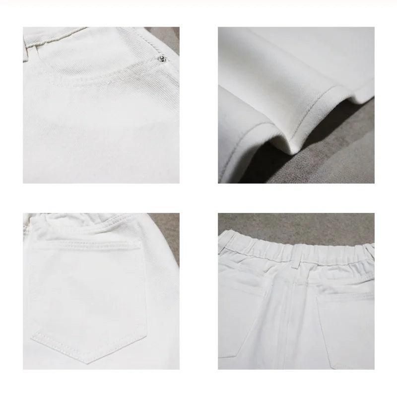 straight jeans men wide jeans white loose denim trousers neutral jean streetwear casual pure man women pants hip hop bagy jeans unique jeans style 2835