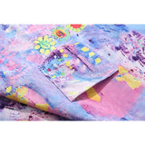 Dark Icon Colorful Printed Men's Shirts Short Sleeved Chest Pocket Hawaiian Shirts With Turn-down Collar Shirt For Holidays