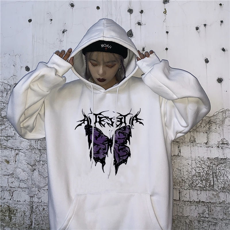 "Fly Anywhere" Unisex Men Women Streetwear Graphic Hoodie