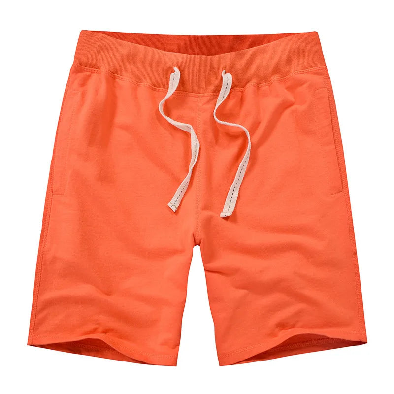 Gray Cotton Shorts Men Summer Sport Fitness Gym Workout Jogger Shorts with Pocket High Quality Plus Size Home Casual Sweatshorts