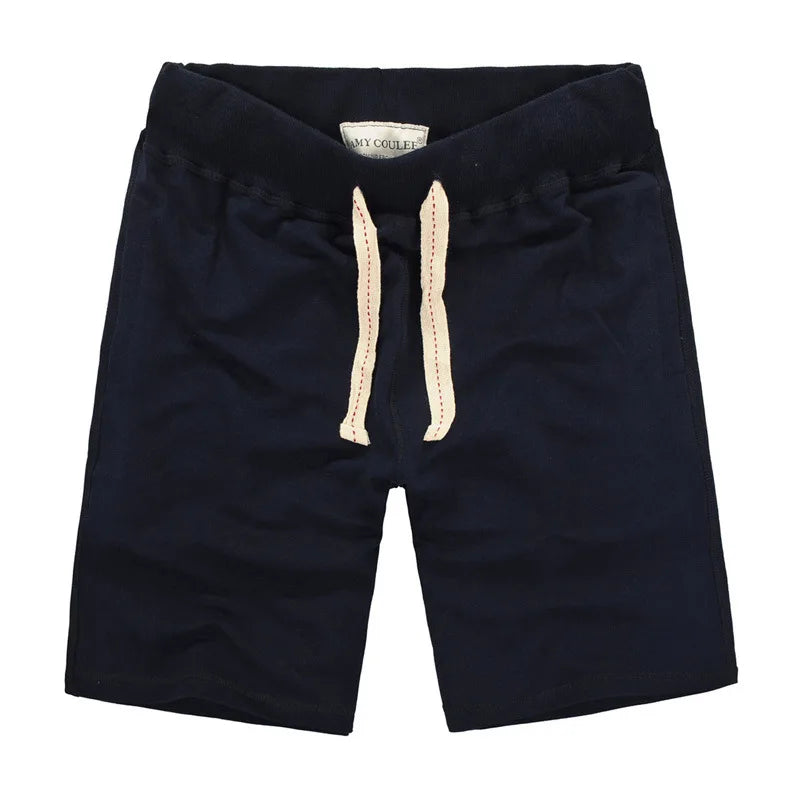 Gray Cotton Shorts Men Summer Sport Fitness Gym Workout Jogger Shorts with Pocket High Quality Plus Size Home Casual Sweatshorts