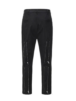 fashion back zipper loose zipper cargo straight pants new summer streetwear pants trousers mens harajuku casual pants joggers unique joggers style 24