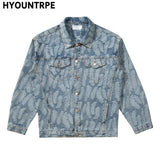 menswear fashion piece featuring hip hop denim jeans jacket coat fashion feathers embroidery jeans coats high street outerwear streetwear jackets mens clothing design – premium quality jacket for men