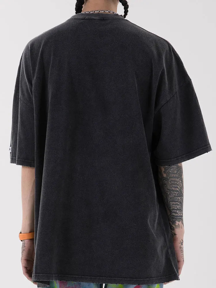 Trapwear Shirt – Gonthwid Oversized T Shirts Hip Hop Distressed Graffiti Punk – Modern Streetwear for Everyone