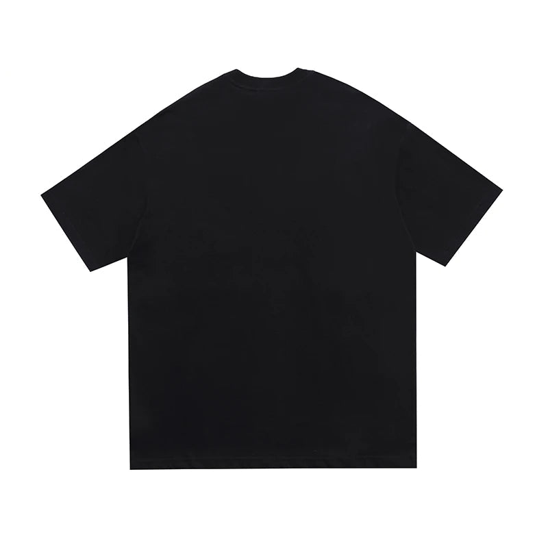 Trapwear Aesthetic piece – Rainbowtouhes T Shirt Men High Street Hip Hop Figure Face Pr
