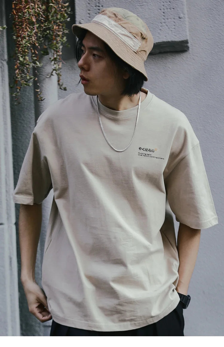 Y2k Oversized shirt – 2023 Men Hip Hop T Shirt Streetwear Japanese Kanji Harajuku