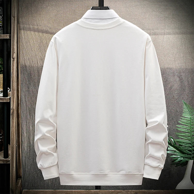Spring Autumn Mens Hoodies Hip Hop Harajuku Fashion Solid Color Sweats