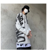 mens hip hop destroy ripped holes streetwear graffiti harajuku sweater vintage retro knitted sweater new casual cotton pullover unique limited edition hoodie, high quality cotton pullover, aesthetic street look hoodie