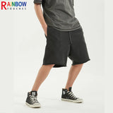 Rainbowtouches Summer Mens New Shorts Fringes Tassels Washing Casual High Street Solid Color Cotton Tidal Current Hawaii Boys