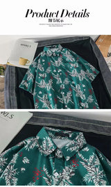 2020 Summer chemise hommes Fashion Streetwear Short sleeve Top Mens shirts Casual Hip Hop Harajuku Sweatshirt printing Shirt Men