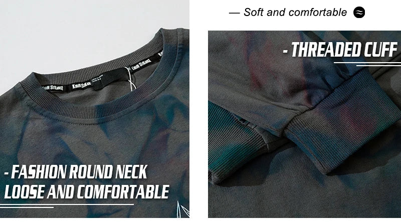 Cyberpunk Shirt – Rainbowtouches 2021 Drop Shoulder Oversize Top Hip Hop Tie D – Edgy Streetwear for All Genders