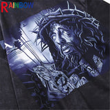 sadcore graphic tee featuring rainbowtouches hoodie men mage characters print vintage gothic outerwear styl high street fashion hip hop trendy unisex coats