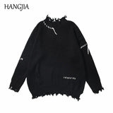 grunge oversized flame jumper built for warmth and edge, essential for winter street style, men’s streetwear clothing piece f