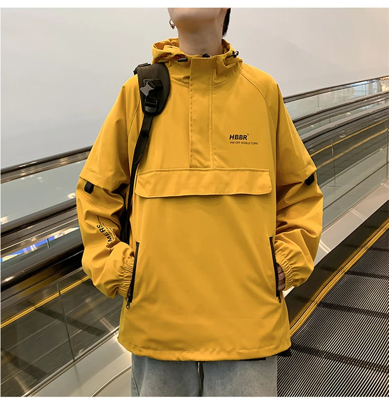 Minimalist Zip-Up Street Jacket Urban Fashion Essential