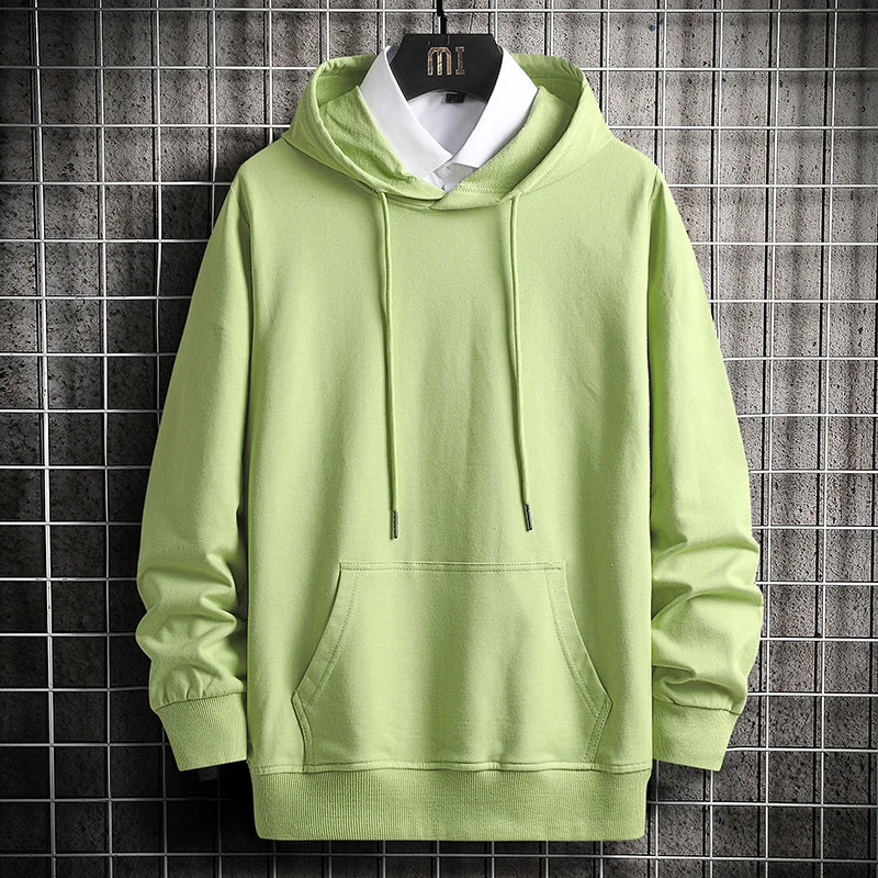 Spring Autumn Womens Hoodies Harajuku Fashion Solid Color Hoodies Casu
