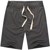 Gray Cotton Shorts Men Summer Sport Fitness Gym Workout Jogger Shorts with Pocket High Quality Plus Size Home Casual Sweatshorts