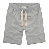 Gray Cotton Shorts Men Summer Sport Fitness Gym Workout Jogger Shorts with Pocket High Quality Plus Size Home Casual Sweatshorts
