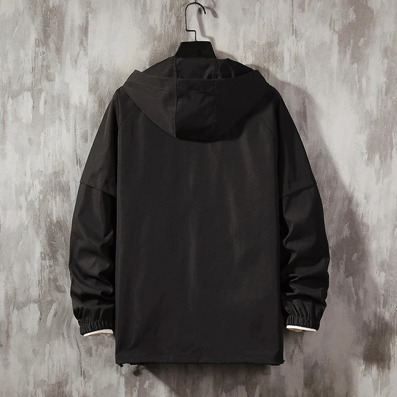 Double-Layer Urban Hoodie Jacket Modern Aesthetic