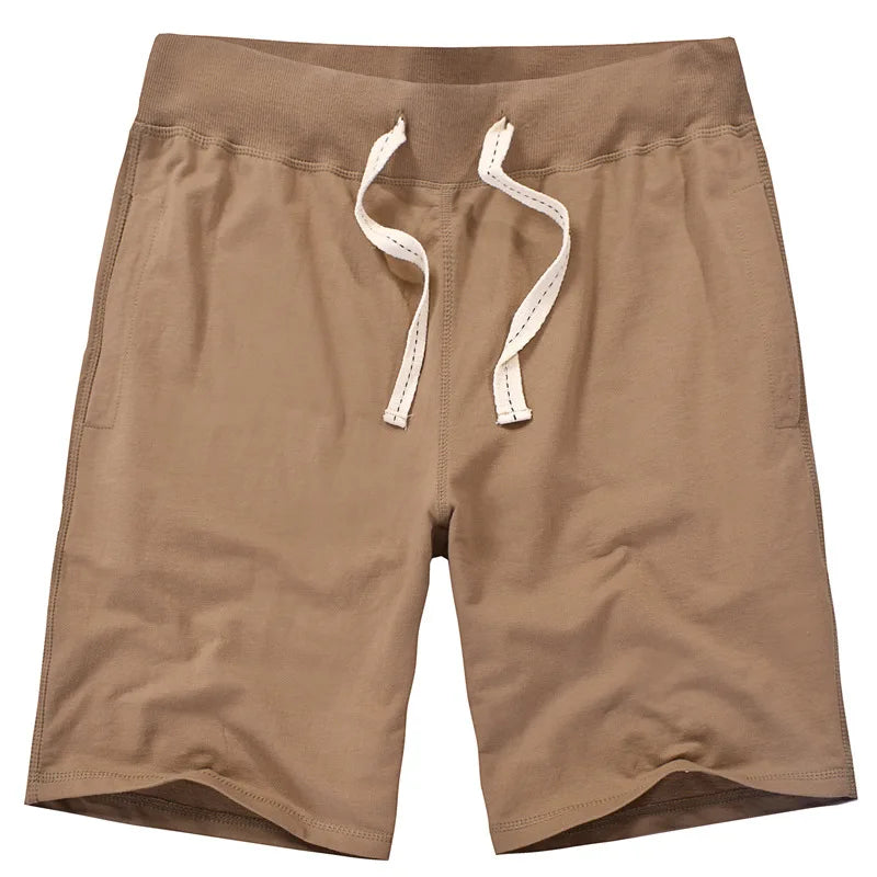 Gray Cotton Shorts Men Summer Sport Fitness Gym Workout Jogger Shorts with Pocket High Quality Plus Size Home Casual Sweatshorts