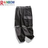 rainbowtouches 2022 tidal current brand mens pants fashion high street wear trousers loose straight safari style overalls man clean everyday pants