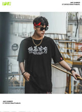Cyberpunk Aesthetic print tee – 100 Cotton White Hip Hop T Shirt Short Sleeve T Shirt Fashio