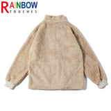 menswear fashion piece featuring rainbowtouches cashmere jacket mens and womens fashion brand hip hop retro tooling outdoor jacket thickening unisex design – premium quality jacket for men