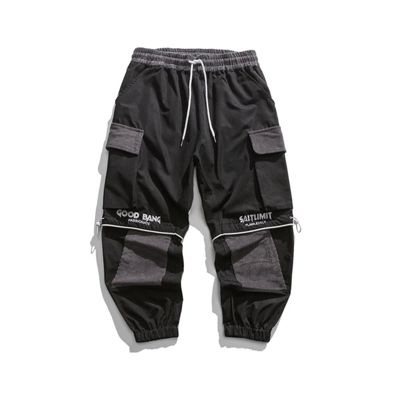 rainbowtouches 2022 tidal current brand mens pants fashion high street wear trousers loose straight safari style overalls man menswear bottoms