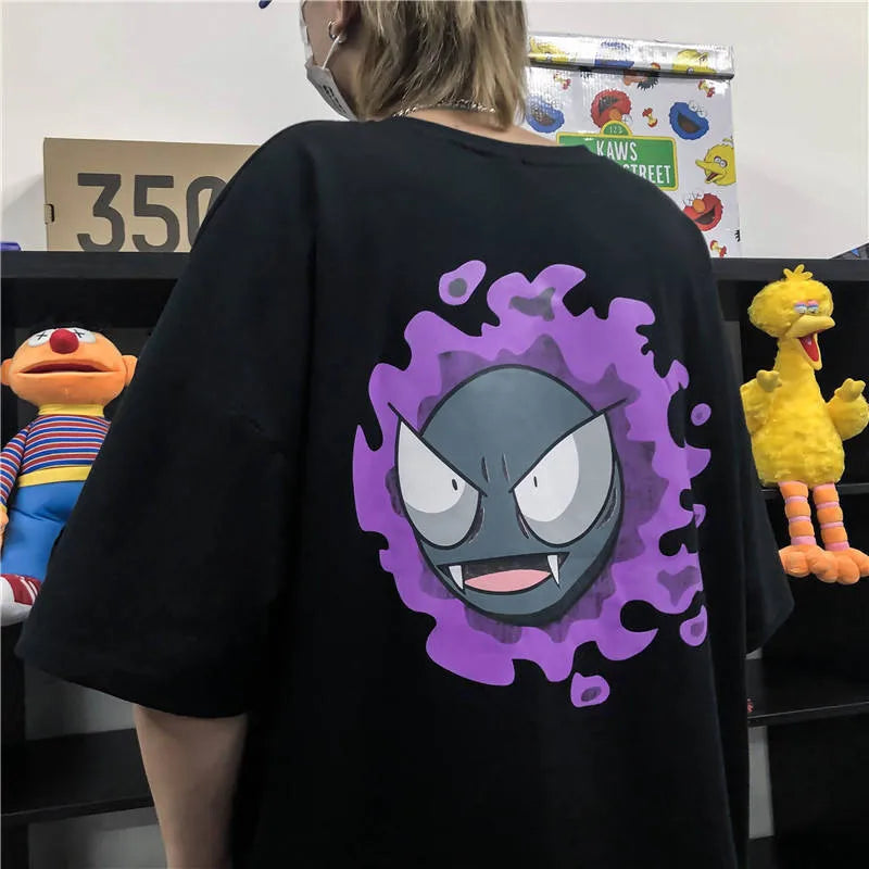 Vaporwave Oversized shirt – Harajuku High Street Tshirt Streetwear Men Summer Cute Amine