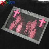 Sadcore T-Shirt – Rainbowtouches Vintage T Shirts Man High Street Fashion T Sh – Modern Streetwear for Everyone