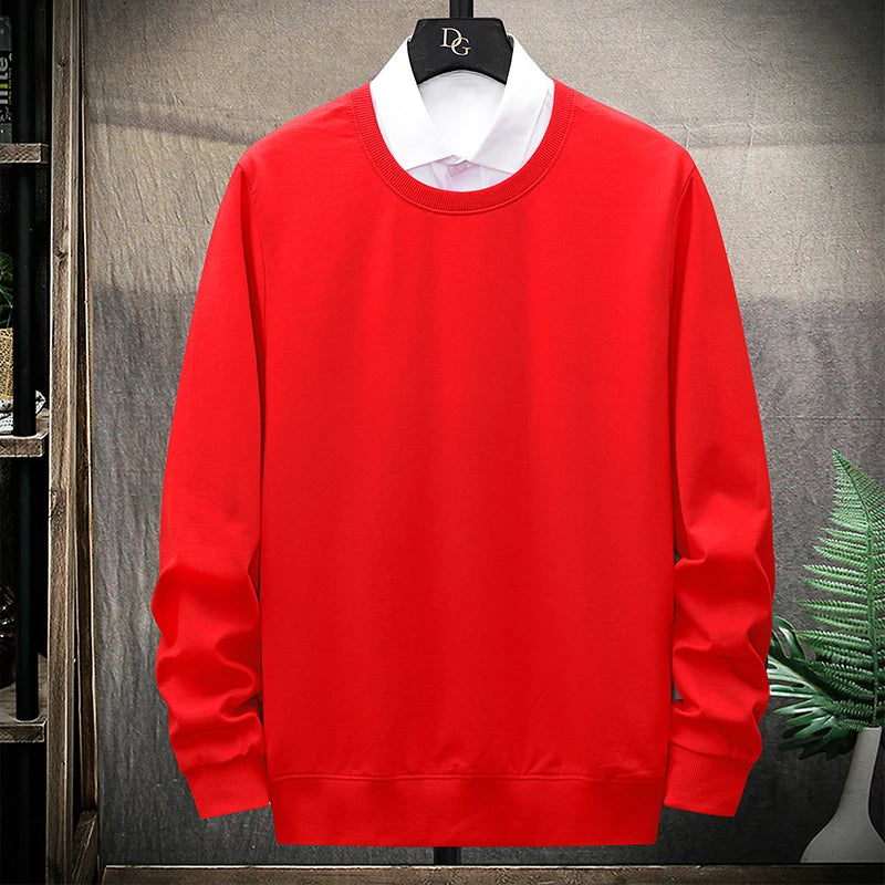 Spring Autumn Mens Hoodies Hip Hop Harajuku Fashion Solid Color Sweats