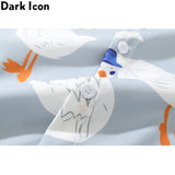 Dark Icon Full Prined Oversized Men's Shirt Short Sleeve Summer Streetwear Shirts for Men