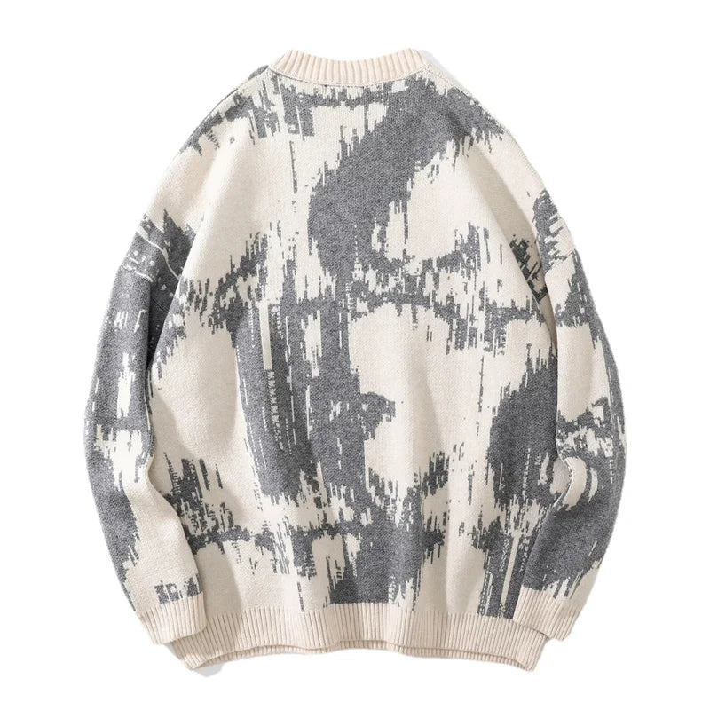 hip hop letter embroidery knitted oversized sweater men new casual o neck long sleeve pullover streetwear unisex loose sweaters - oversized streetwear hoodie, high quality cotton hoodie, urban fashion pullover