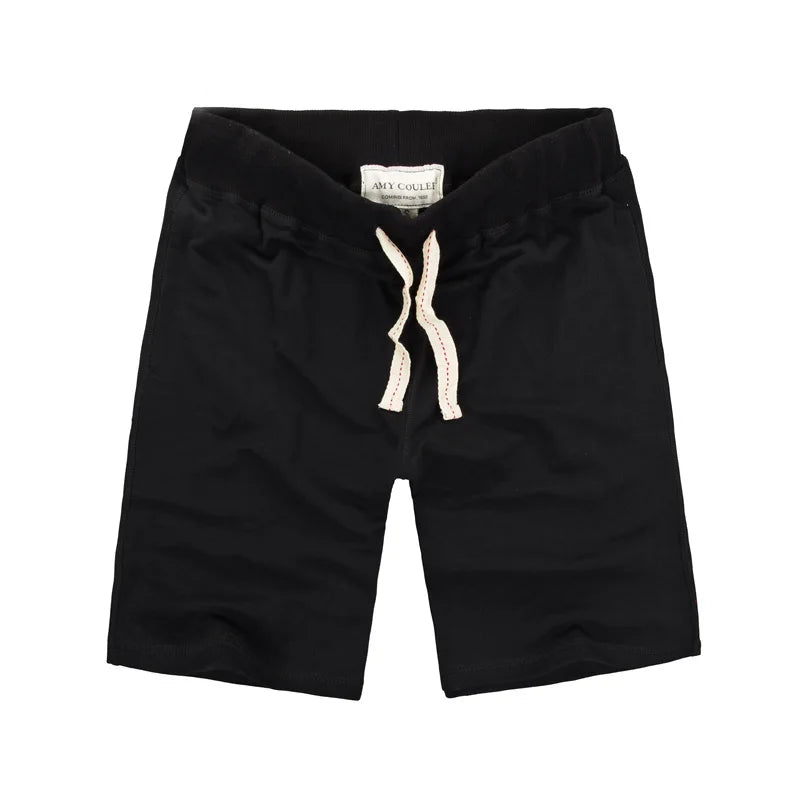 Gray Cotton Shorts Men Summer Sport Fitness Gym Workout Jogger Shorts with Pocket High Quality Plus Size Home Casual Sweatshorts