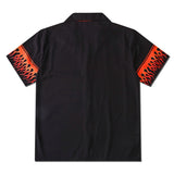 "Orange Flame" Unisex Men Women Streetwear Graphic Shirt Daulet Apparel