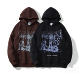 Streetwear Sweatshirt Hip Hop Hoodie Butterfly Print Hooded Pullover 2