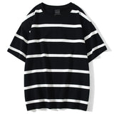 Y2k Vintage t-shirt – Aolamegs Men T Shirt Color Block Print 3 Color Optional Tee