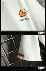 Y2K Graphic Tee – Black Kawaii Cat T Shirt Men Japanese Cute T Shirt – Urban Streetwear for Men & Women