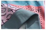 Bandana Patchwork Hoodies Sweatshirts Streetwear 2020 Autumn Mens Hip