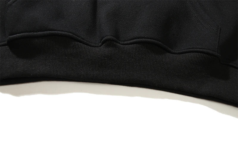 Kanye West Letter Foam Fleece Sweatshirt Mens And Womens Retro Oversize