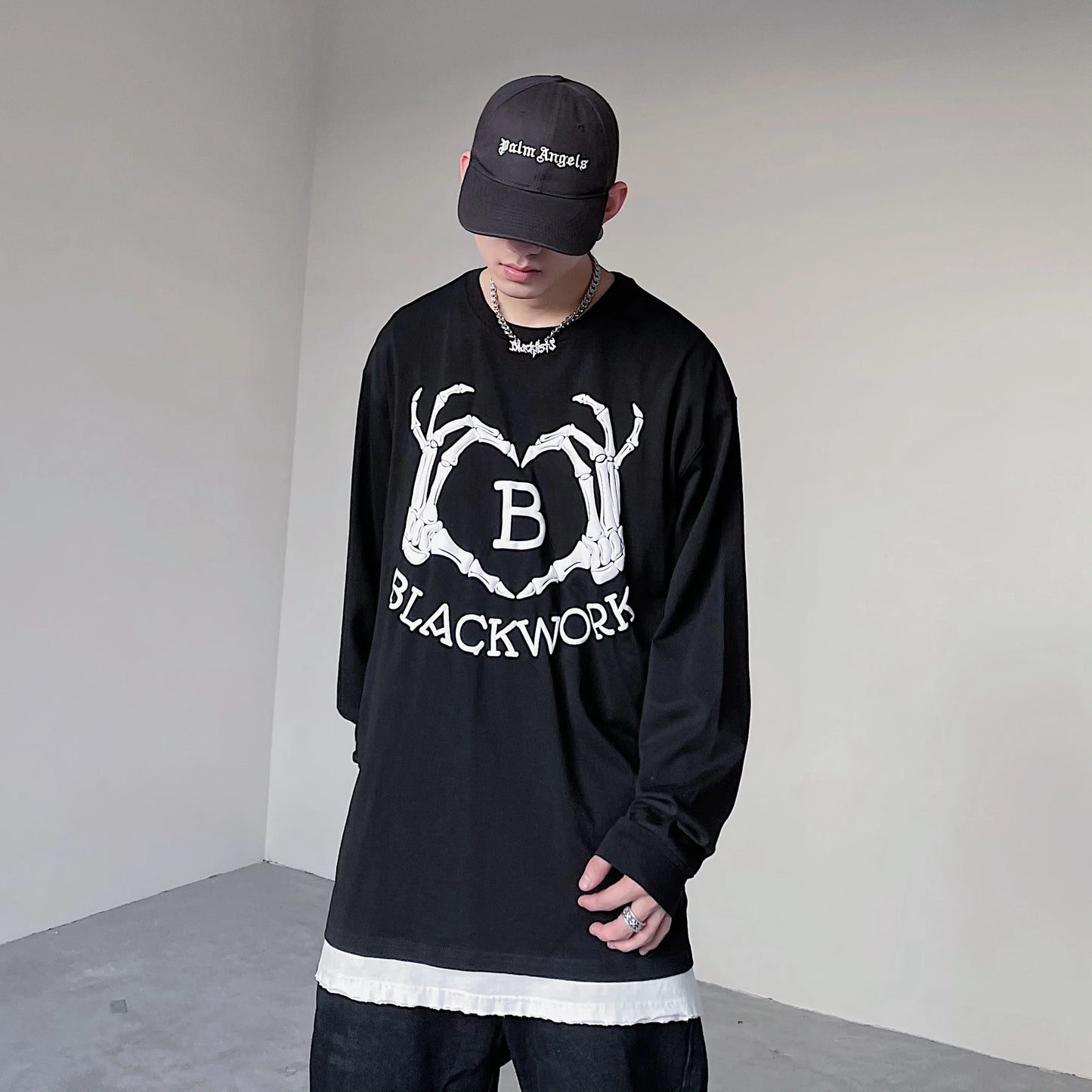 Gothic Streetwear – Hip Hop Streetwear Tshirt Mens Harajuku Skull Printed T Shir – Urban Streetwear for Men & Women