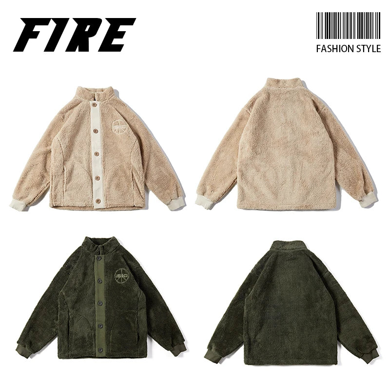 menswear fashion piece featuring rainbowtouches cashmere jacket mens and womens fashion brand hip hop retro tooling outdoor jacket thickening unisex design – premium quality jacket for men