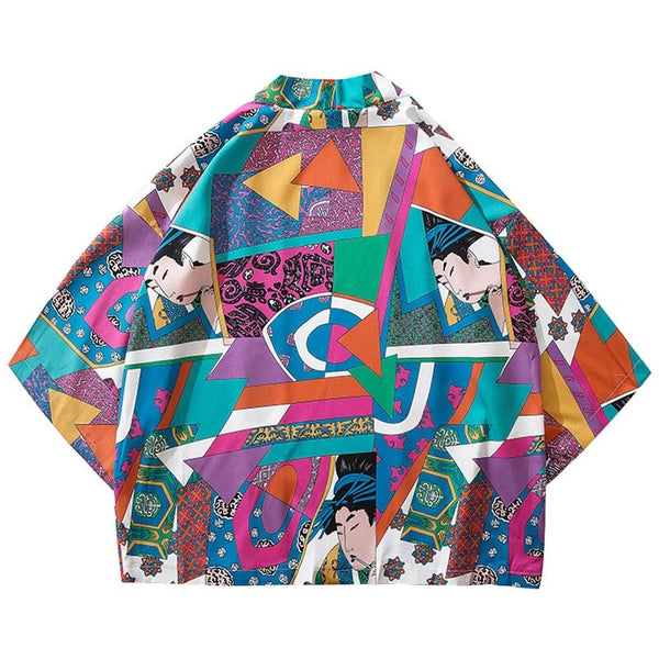 "Summertime" Unisex Men Women Streetwear Graphic Kimono Daulet Apparel