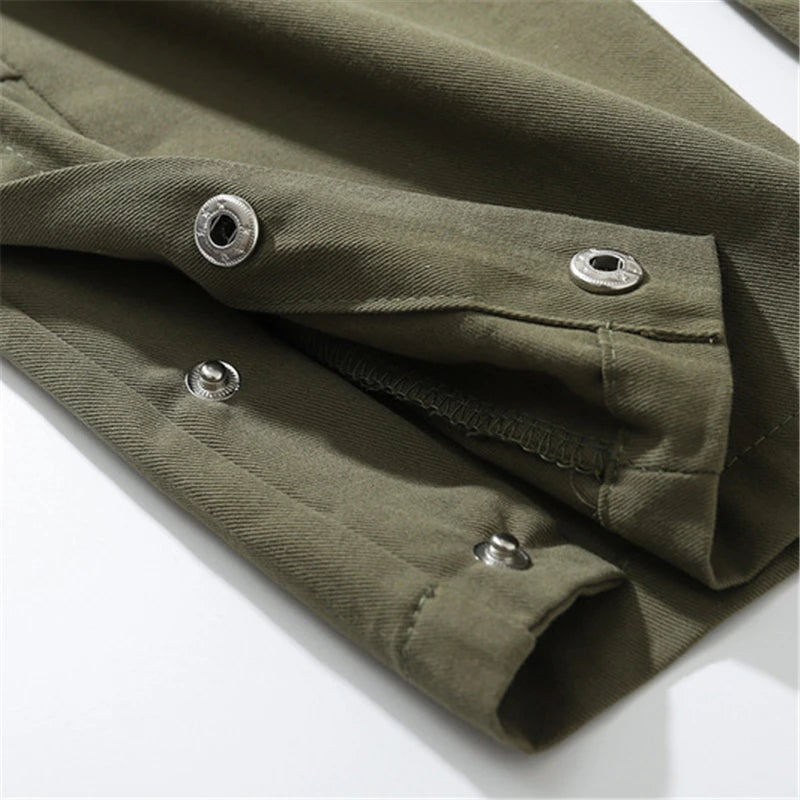 rainbowtouches new fashion classic brand mens cargo pants big pocket design trousers loose straight high street style overalls unique cargo style 3071